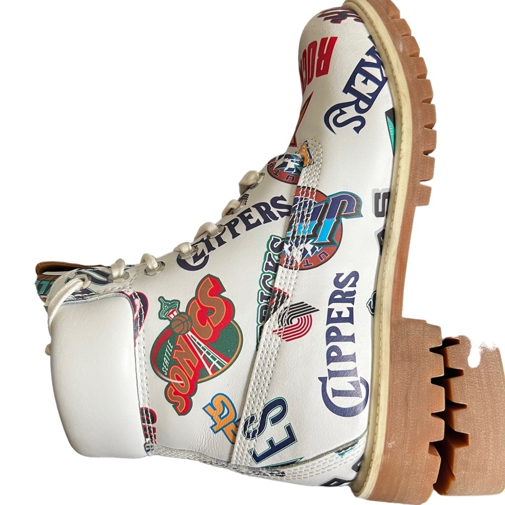 Timberland NBA Mitchell & Ness x NBA “East Meets West” Premium Size 9.5 … - Picture 9 of 15